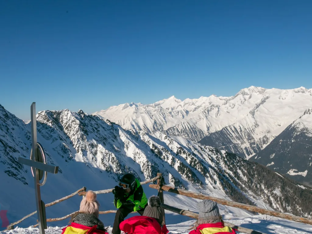Blick von der Bergstation über das Panorama.